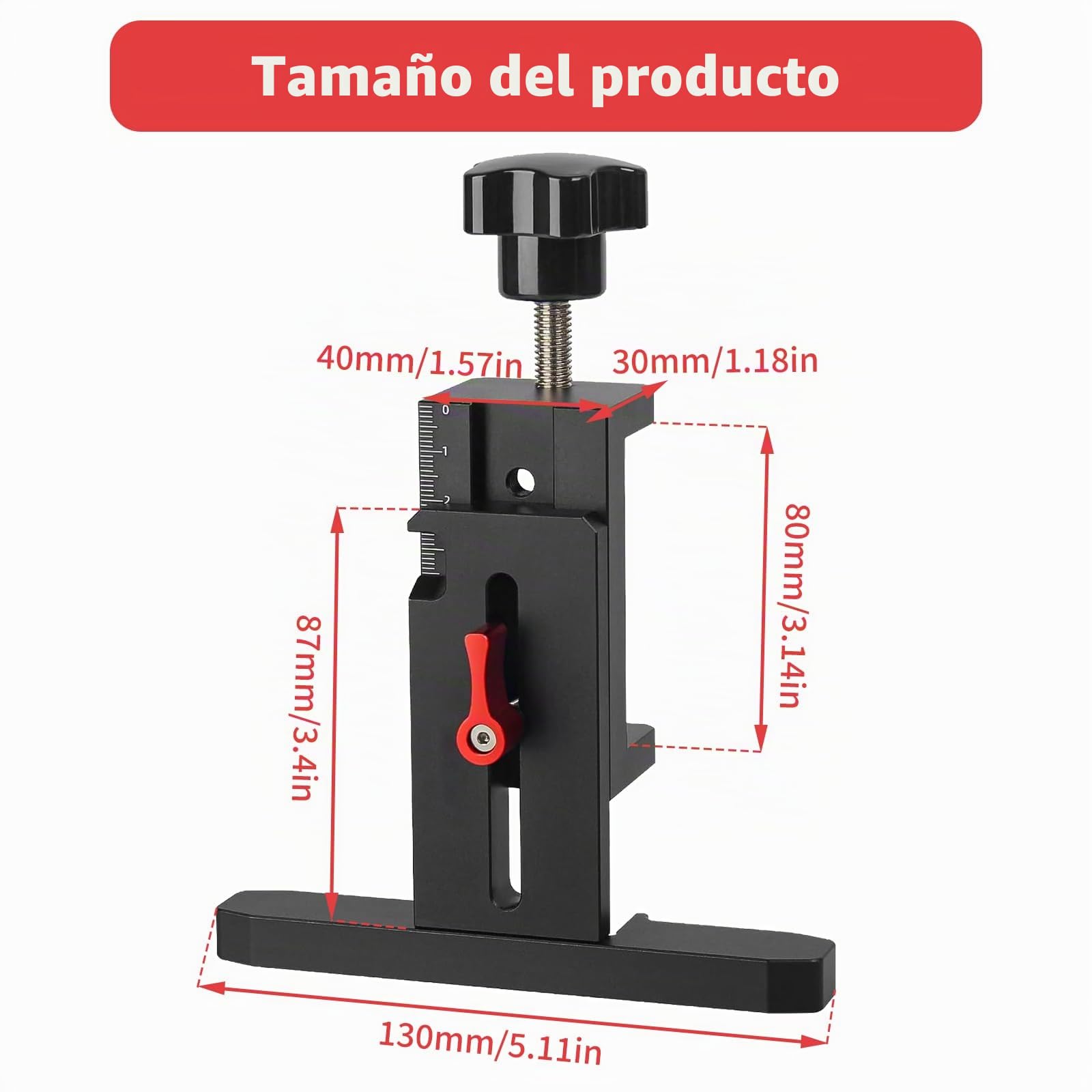 Plantilla bisagras cazoleta 35mm, herramientas para nivelar y guía de taladro, posicionador ajustable para instalación de puerta oculta de armario, para Gabinetes de Puerta Herramientas de Carpinteria
