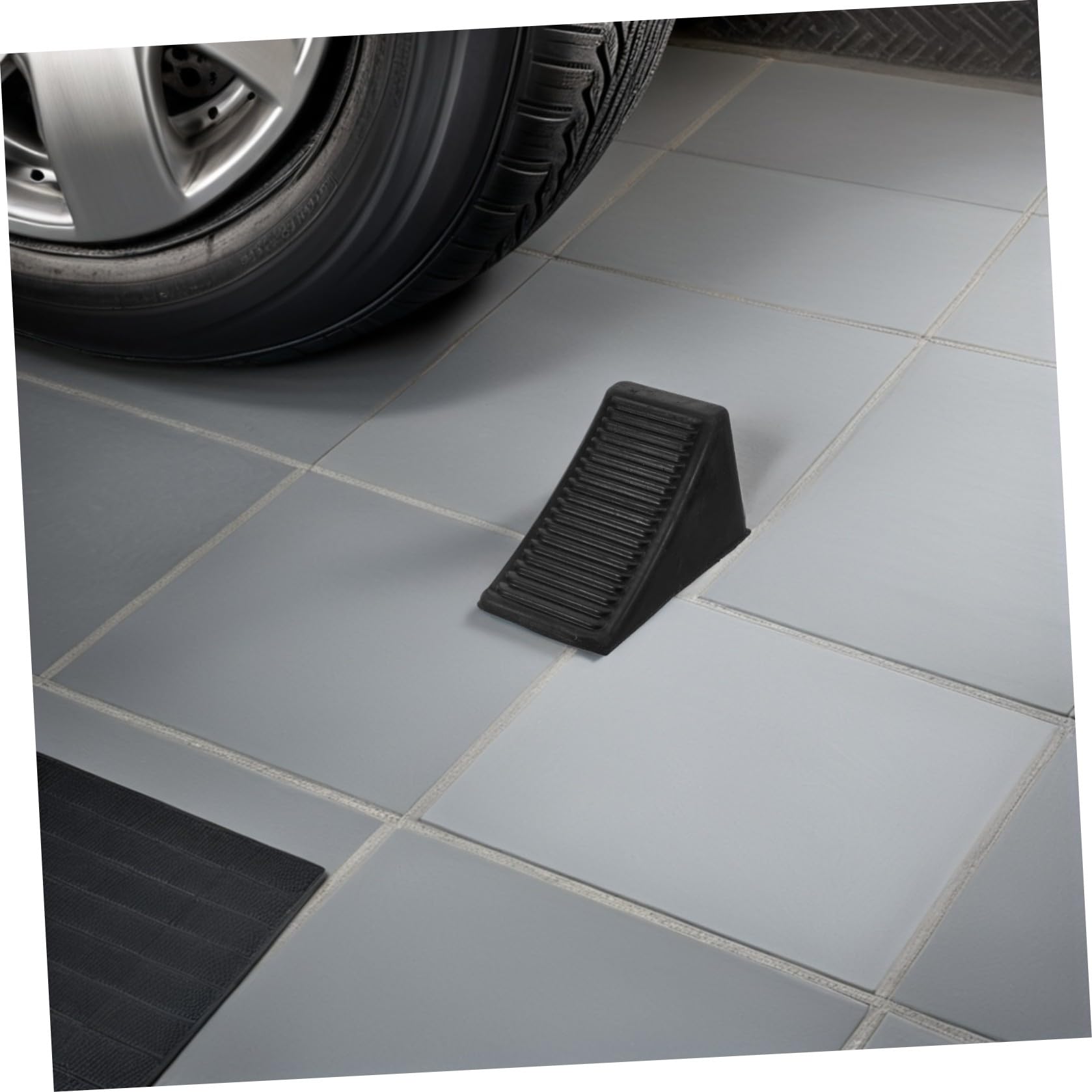 2 Topes De Rueda Para Remolque Coche Rueda Antideslizante Bordillo De Aparcamiento Para Garaje Autocaravana Topes De Aparcamiento