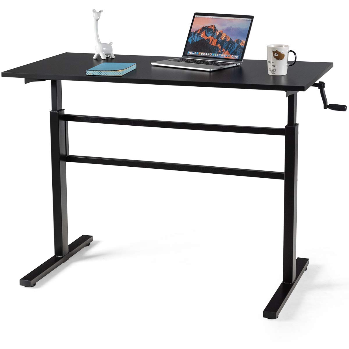 Buy Tangkula Standing Desk, Height Adjustable Sit to Stand Computer