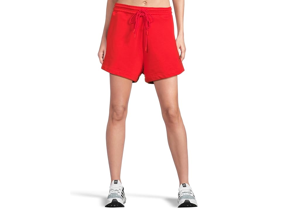 adidas by Stella McCartney Terry Shorts JD4668 Women's Shorts Active Red : MD, Cotton/Terry