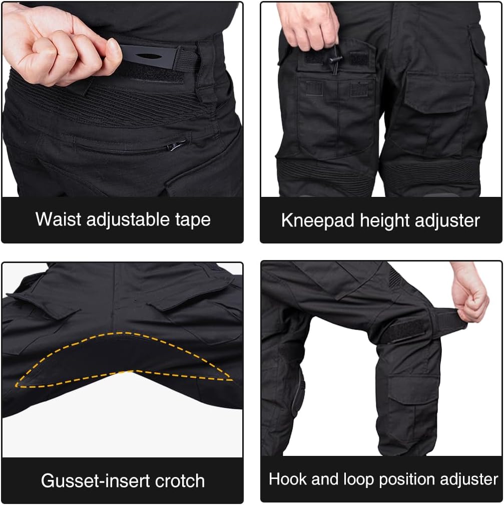 Tactical Men's G3 Combat Pants with Knee Pads Camouflage Pants Hunting Fishing Paintball Outdoor Pants - Image 4