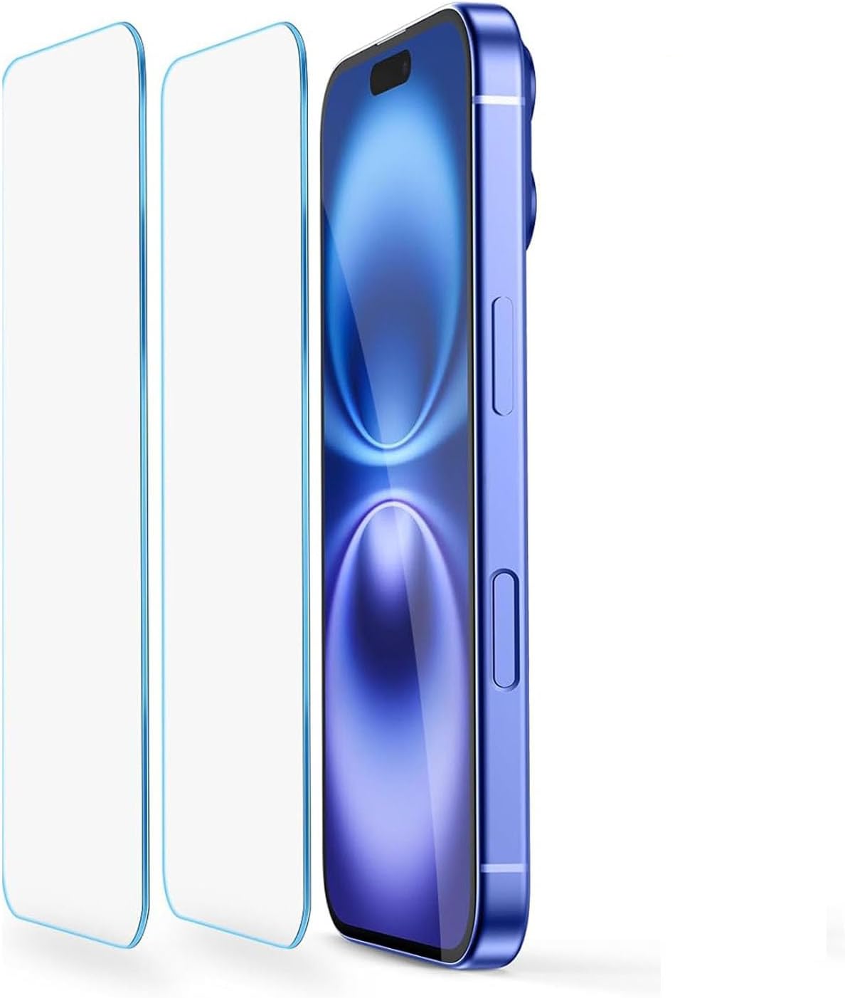 [iPe 16 Plus] Screen Protector, 9H+ Tempered Glass HD CLear Bubble Free