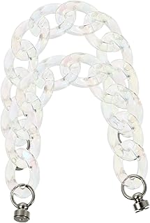 NOLITOY 2 Pçs Saco De Corrente De Telefone Móvel Ornamento DIY Resina Corrente Capa De Telefone Corrente Cordão Pulseira De Telefone Cordão Para Telefone Celular Corrente De Sapato Resina