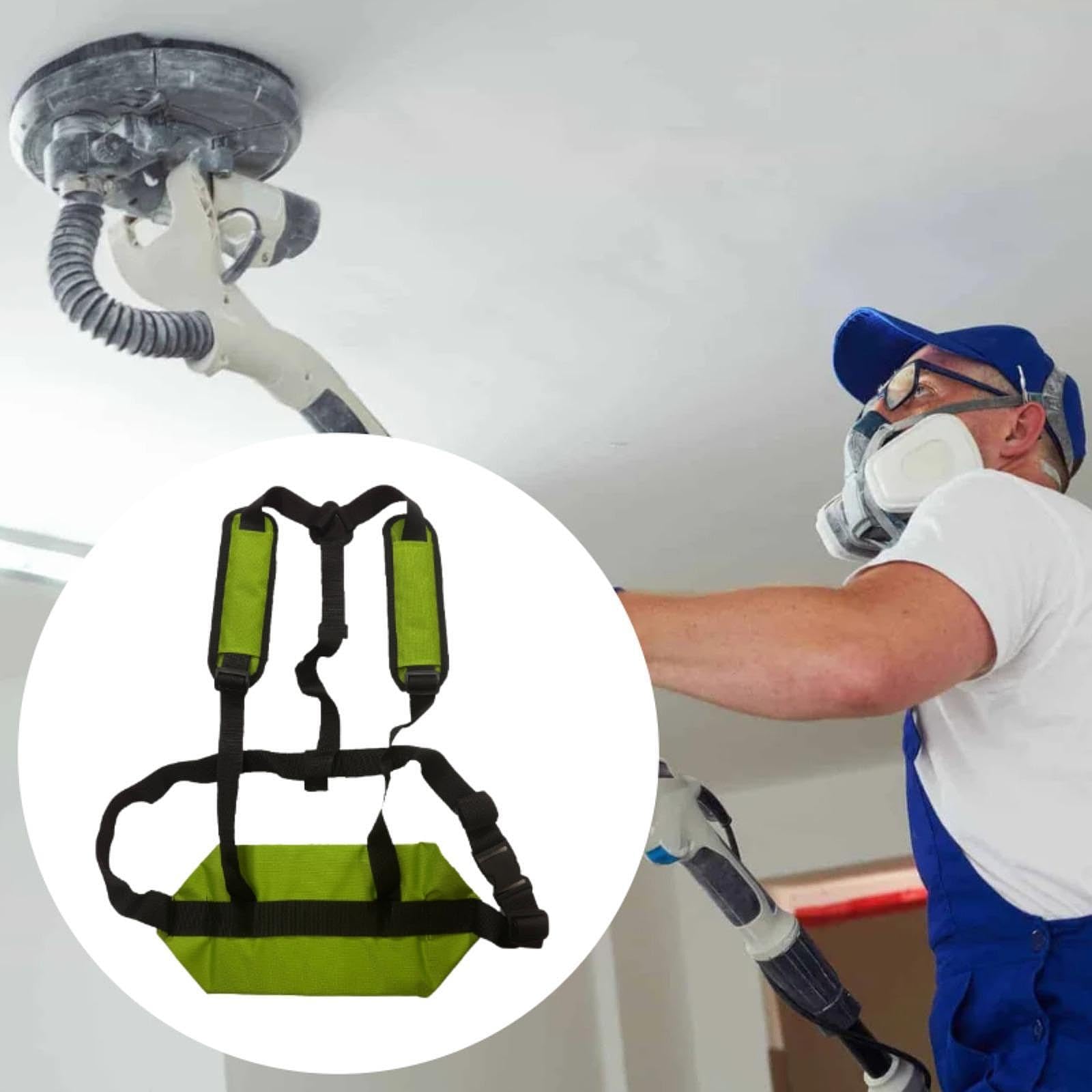 Harnais de support pour ponceuse à cloison sèche électrique, sangle de rechange réglable et confortable pour ponceuse murale, bandoulière pour machine