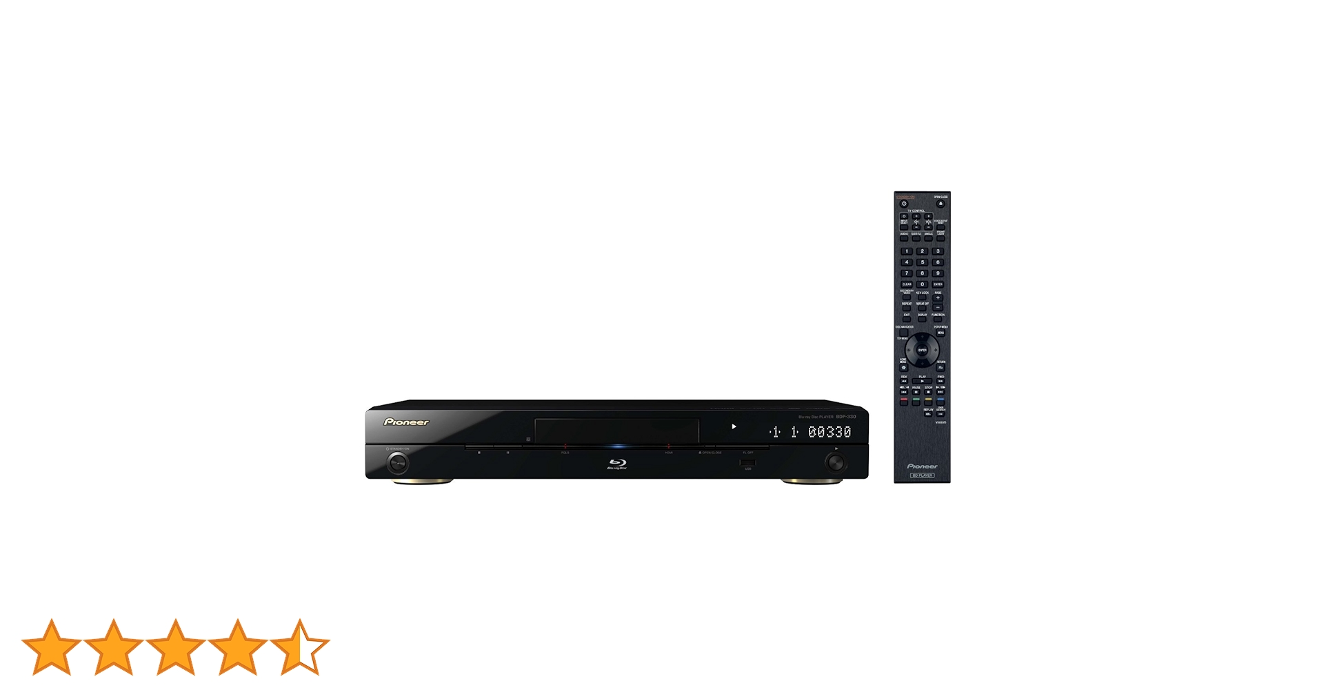 Pioneer BDP-330 1080p Streaming Blu-ray Disc Player (Black