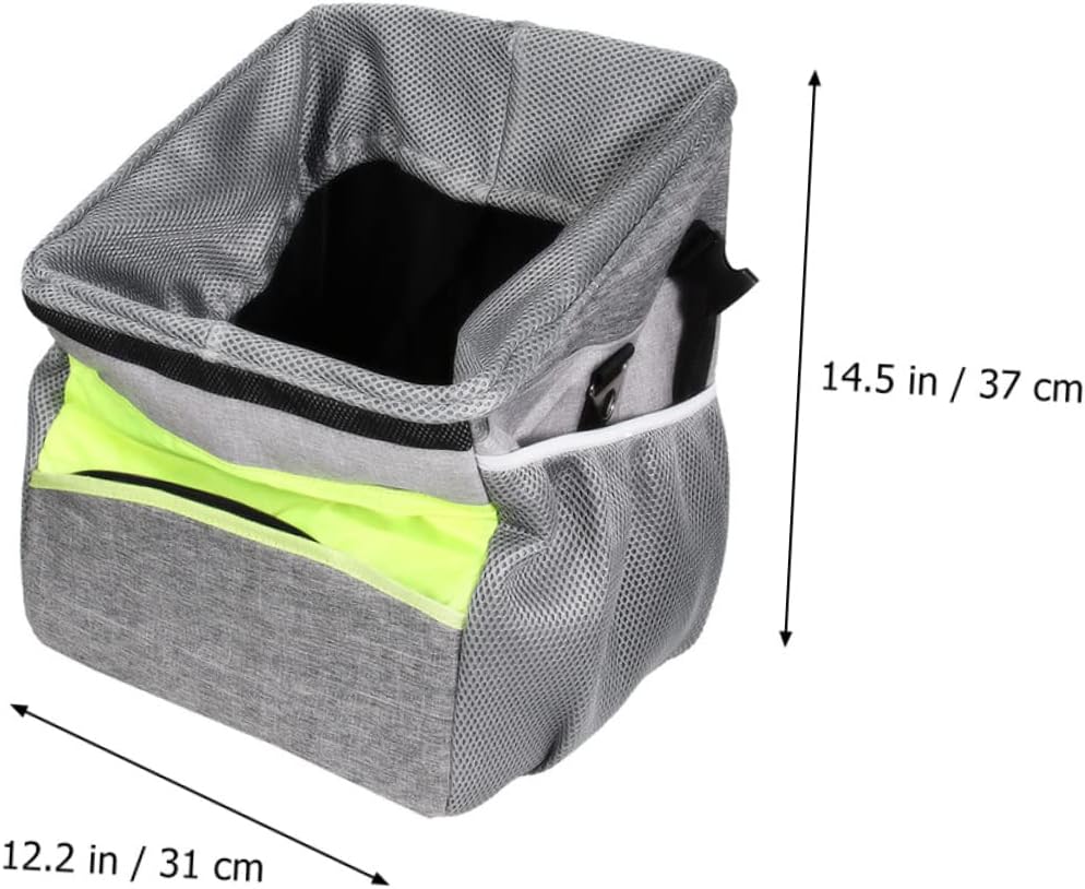 Dog Bag Carrier Bike Pet Basket Folding Pet Carrier Mesh Liner Oxford Cloth Front for Use Capacity