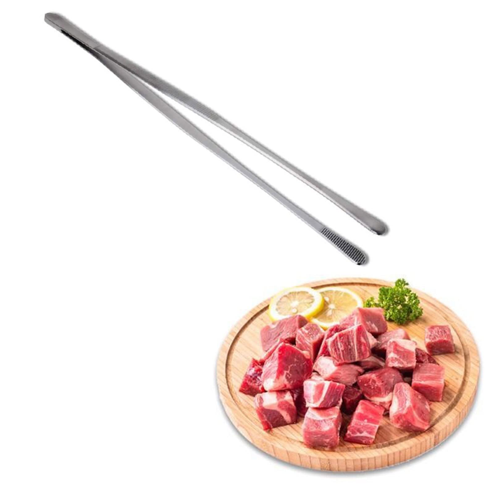 Pinzas de Cocina para Servir ensaladas, Herramienta de Cocina de Acero Inoxidable Resistente al Calor, Pinzas para Alimentos, Pinzas para Barbacoa, Accesorios para Asar