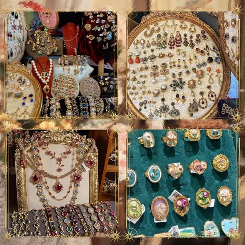 Image of SMUOBT Mystery Jewelry Jar Bundle - Surprise Vintage Jewelry Box for Women,Gift Jewelry Set (Necklace, Earrings, Rings,Kracelet,Keychain) - Unique Birthday Gift for Women
