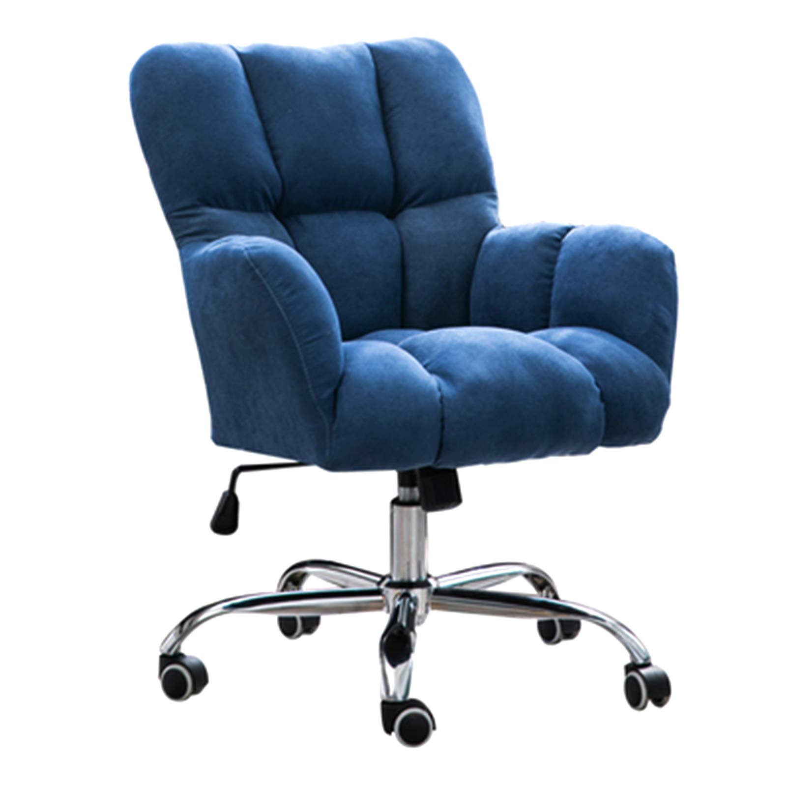 Chaise de bureau ergonomique en velours contre le mal de dos en session de travail