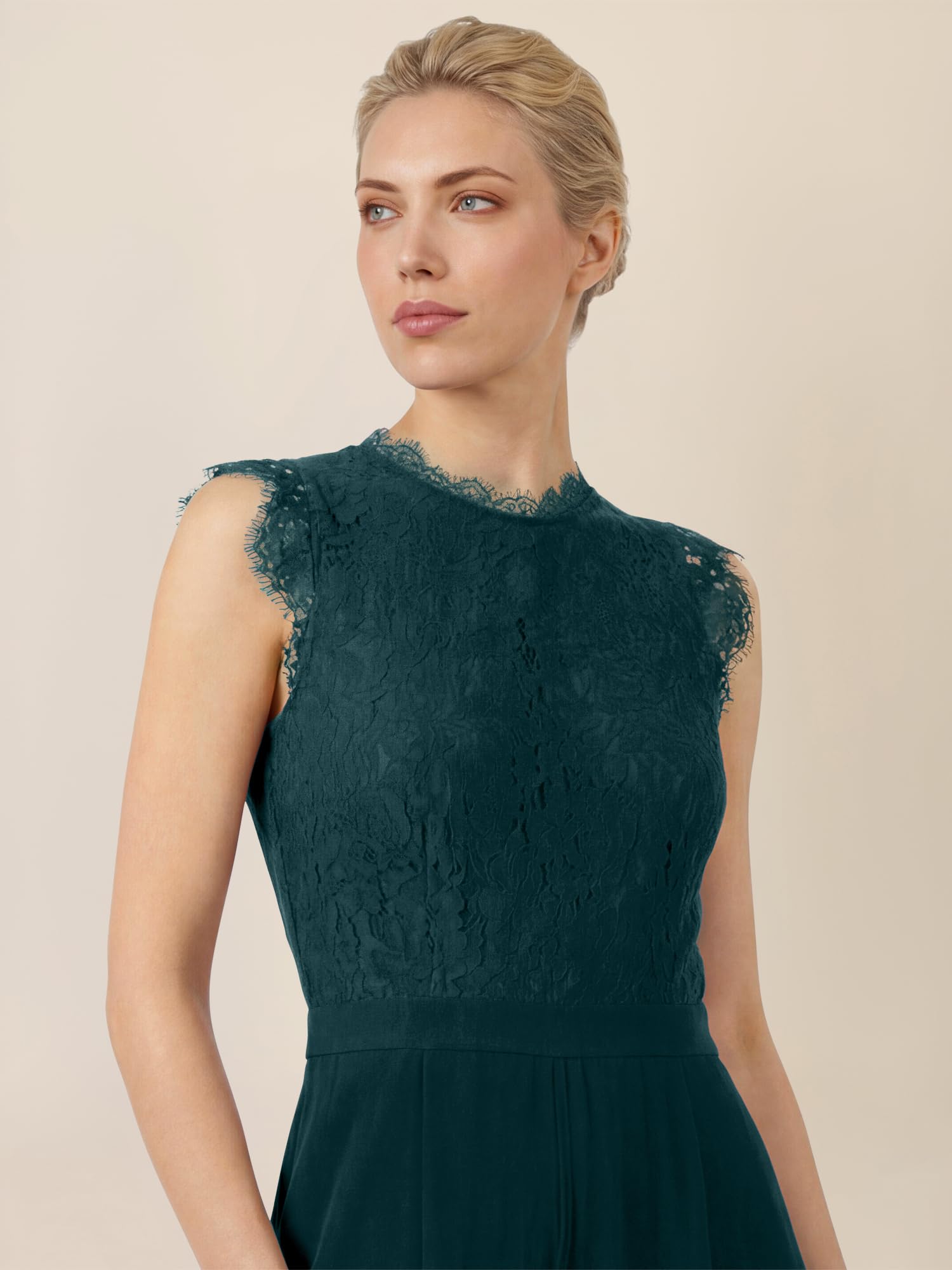 APART Fashion Damen Overall mit Spitzenoberteil overall