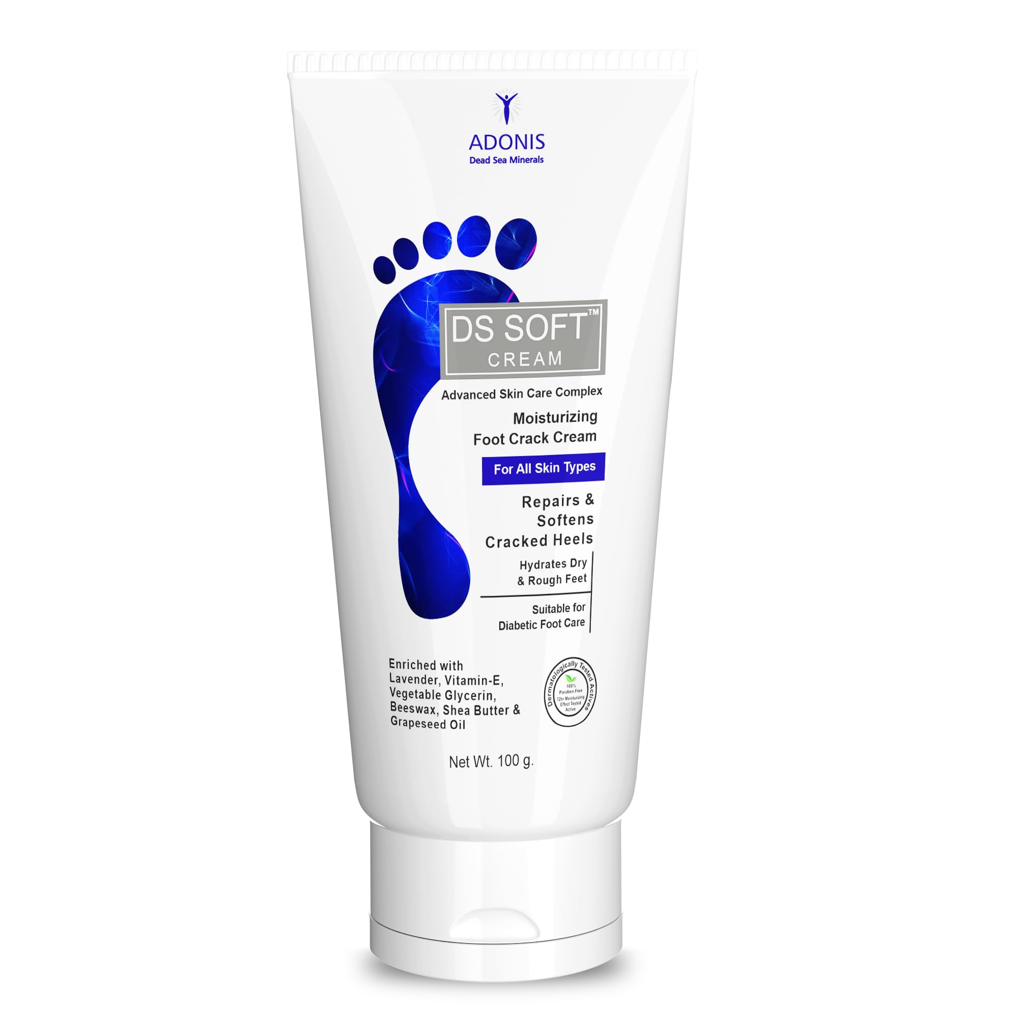 Adonis DS SOFT Cracked Heel Repair Creem for Soothing & Healing Cracked Heel | Make Heels Soft & Supple 100g-image-27