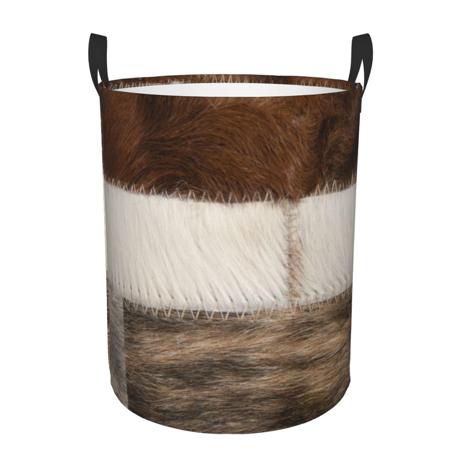 Fabric laundry hamper Laundry Basket Foldable Clothes Hamper Storage Bin for Family(Color9,50x40 cm)