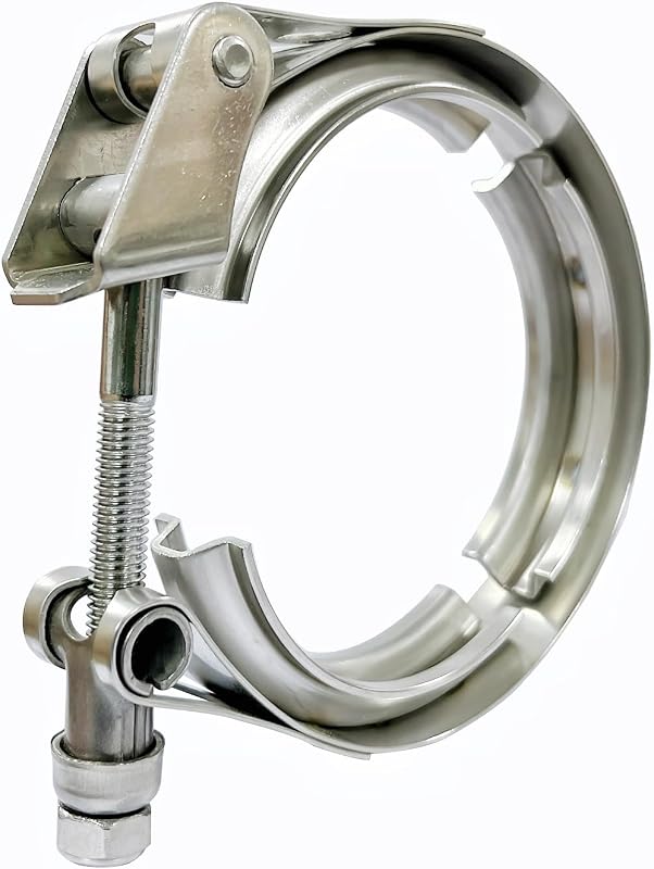 Abraçadeira V-band de engate rápido eLifecenter 2,5 polegadas em aço inoxidável – 1 unidade
