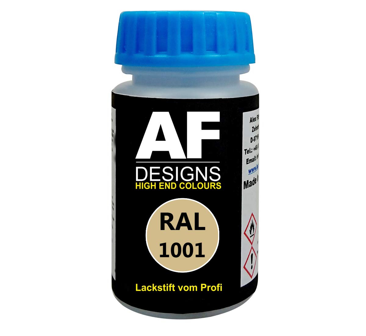Stylo Peinture RAL Mat 50ml - Pour Réparation Voiture Et Bricolage