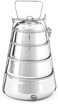 ROYAL SAPPHIRE Pyramid Tiffin Box/Lunch Box 4 Tier