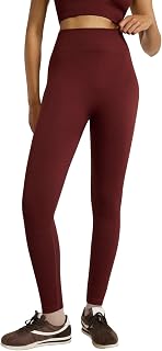 CAVA Seamless Cinched Leggings for Women | High Stretch, Ribbed Waistband, Compression Fit, Moisture-Wicking | Sculpting A Price In India