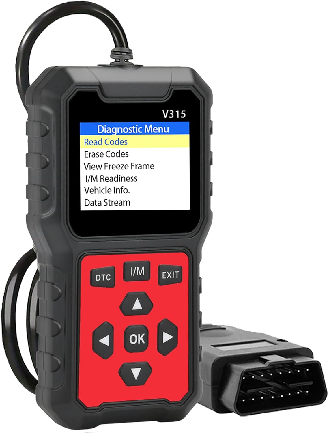 V315 OBD2 Diagnostic Diagnostic Tool Tool, Code Reader, Engine Light Diagnostic Tool, Battery Voltage Tester, for OBD2 Cars & Trucks Since 1996 thumbnail