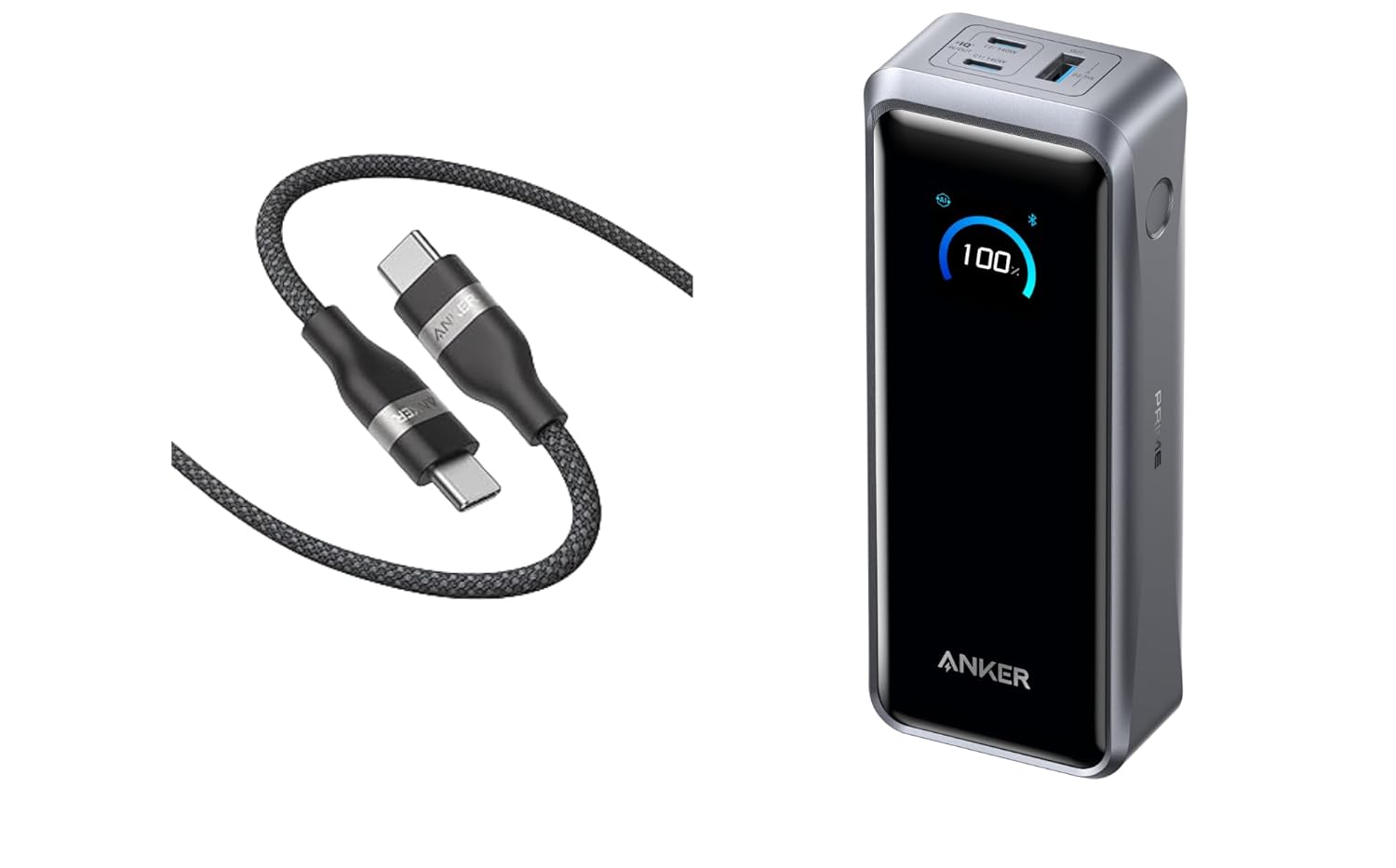 Anker Prime Power Bank Nano USB C Cable Bundle