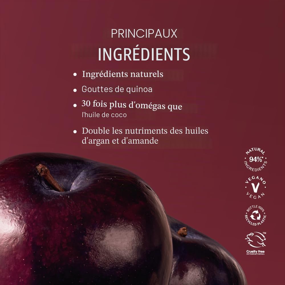 O Boticário Nativa SPA Prune Noire, Coffret Cadeau pour le Soin de la Peau avec Crème Hydratante pour le Corps 400 ml et Huile Parfumée pour le Corps 200 ml