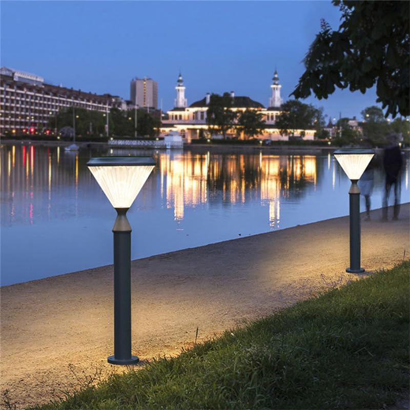 Lámpara de césped solar LED de 60 cm para jardín, modelo G impermeable y resistente para exterior