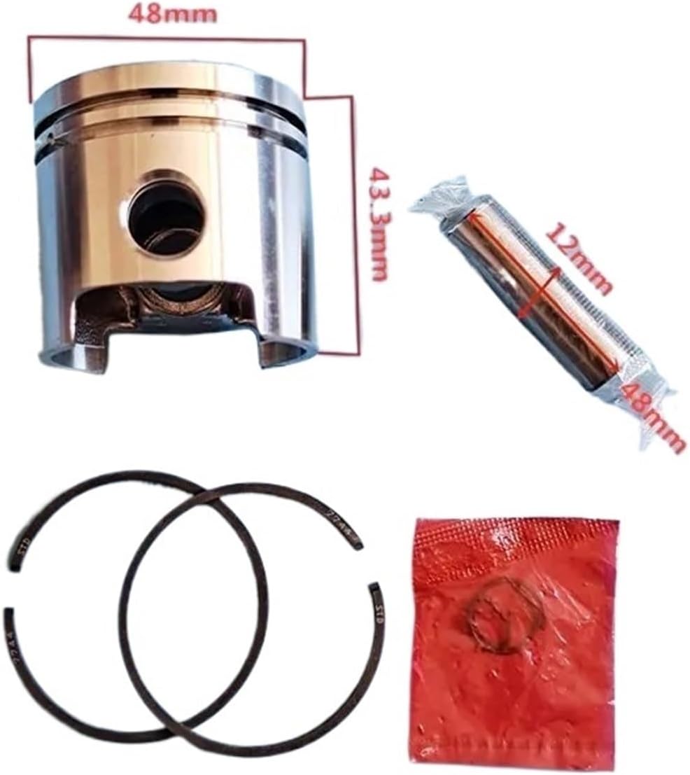 Piston Kit Fit for 423 425 423EU Engine Sprayer Cylinder Ring Pin Clips Assembly
