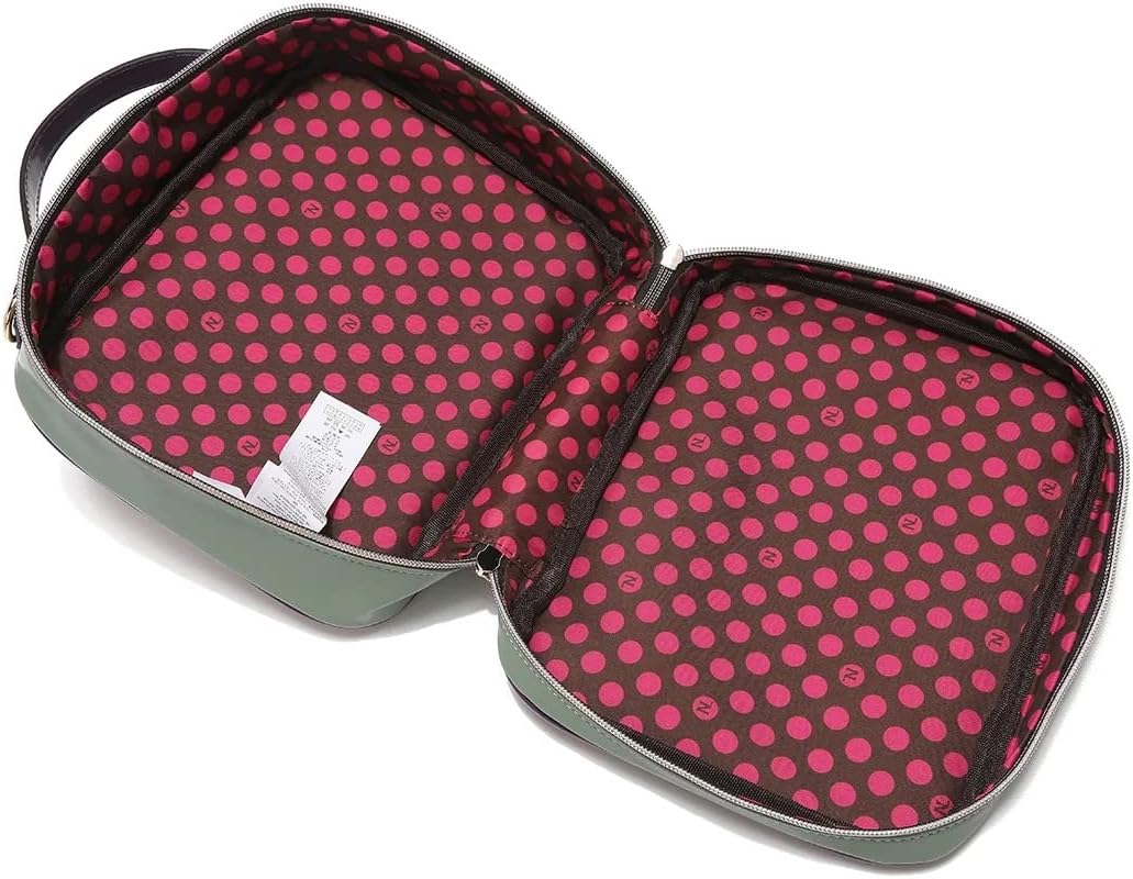 Nicole Lee Travel Handbag Crossbody Set with 3 Fashion Print Makeup Pouches, Women's Cosmetic Toiletry Organizer (Casual Walk)