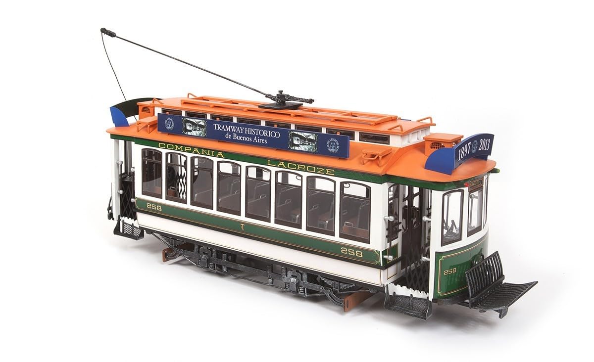 Occre Lacroze Buenos Aires TRAM Ref: 53011 Wood and Metal Kit Scales 1:24