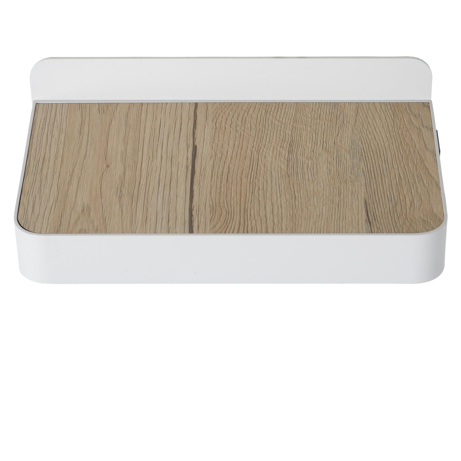 Lucide ATKIN - Bettlampe - LED - 1x5W 2700K - Mit USB-Ladepunkt - Weiß