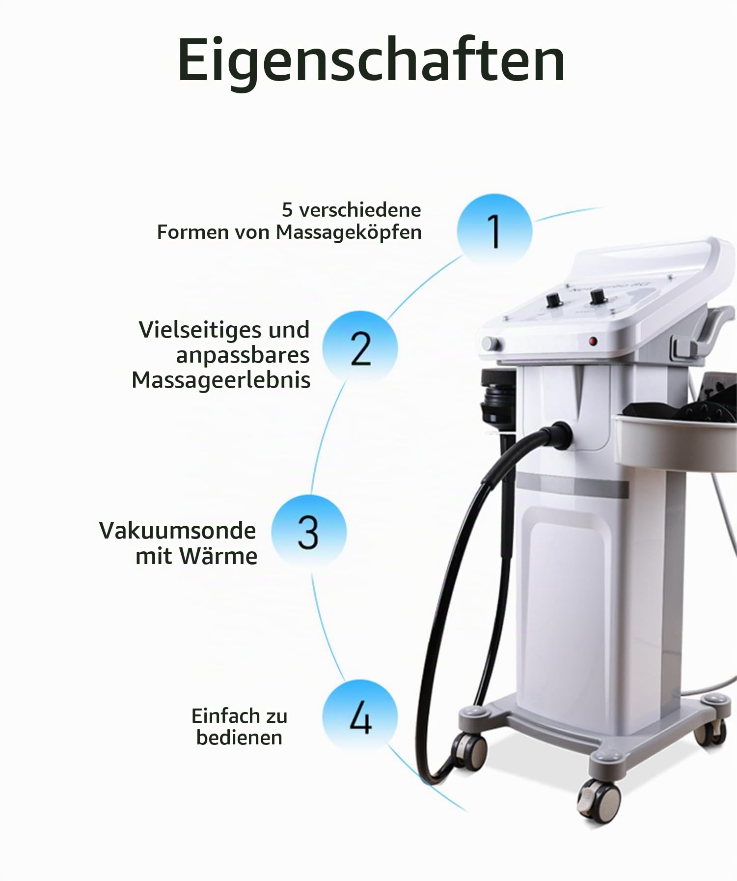 Körperformungsmassage 8G Turbo-Muskelvibrationsmassage G8 Vakuum-Unterdruck-Körperformungsmaschine Anti-Cellulite-Massage-Schlankheitsinstrument