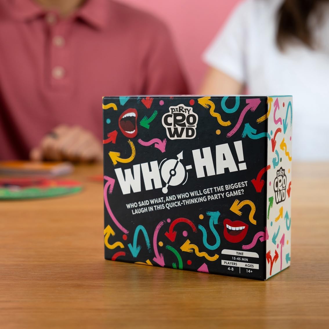 Party Crowd Who-HA Party Game for Friends and Family Fun Drawing Thinking Speaking Stocking Stuffer Hilarious Quick Thinking Board Games for Christmas Parties Funny for Adults Kids Camping Ages 14+ - Image 2