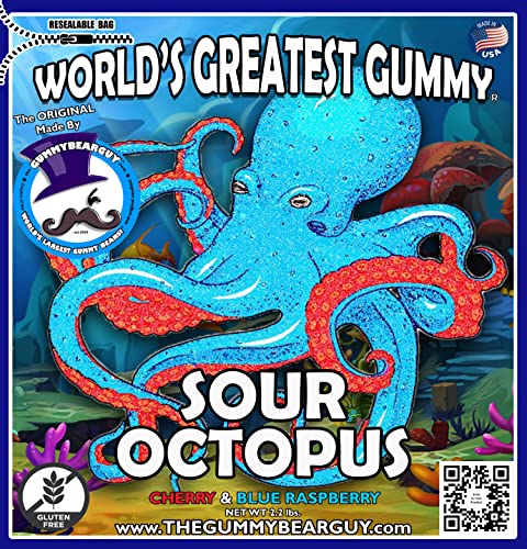The Gummy Bear Guy World's Biggest Gummy Sour Octopus miniatura 4