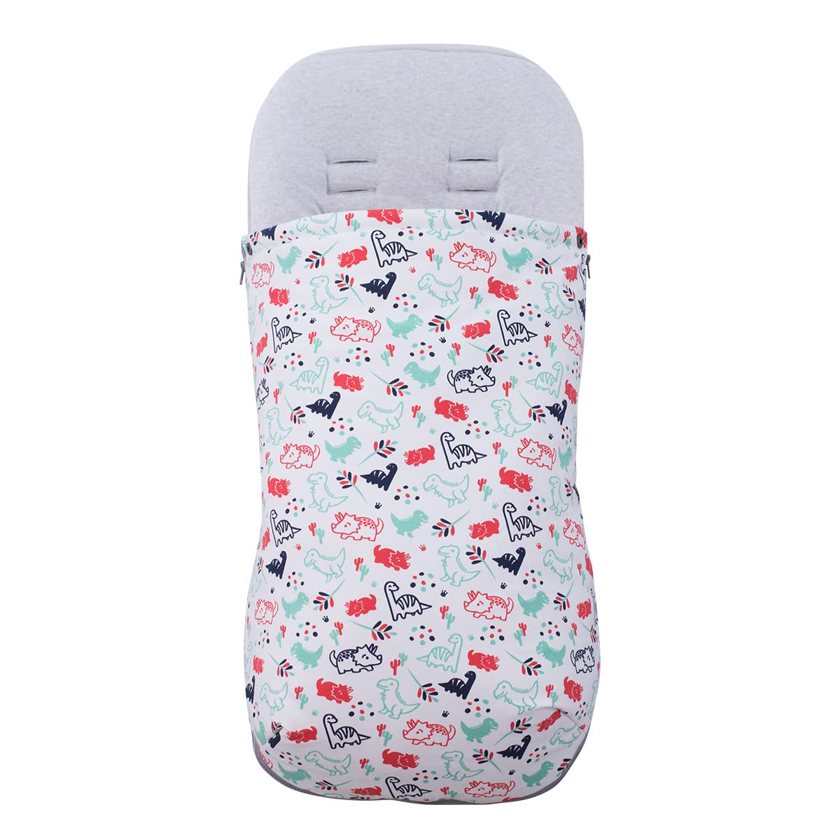 JYOKO Kids Saco para Cochecito Compatible con Baby Jogger City Mini Joolz (Algodon, Dino Party)
