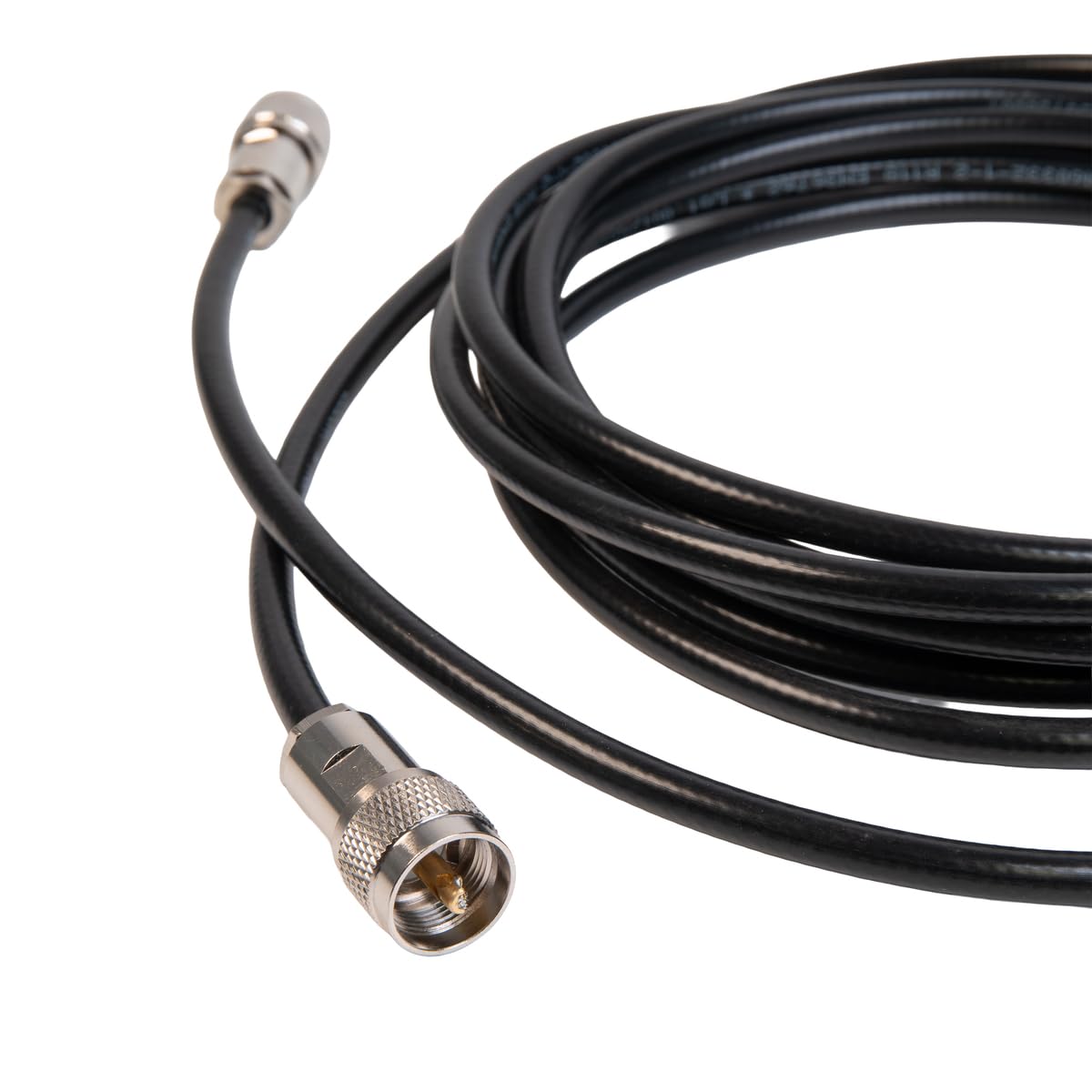 Maas PL Koaxialkabel - Länge : 20 Meter - Koaxkabel - Messi & Paoloni Ultraflex 7 - beidseitig mit PL Stecker - low loss - Koaxialkabel - Antennenkabel