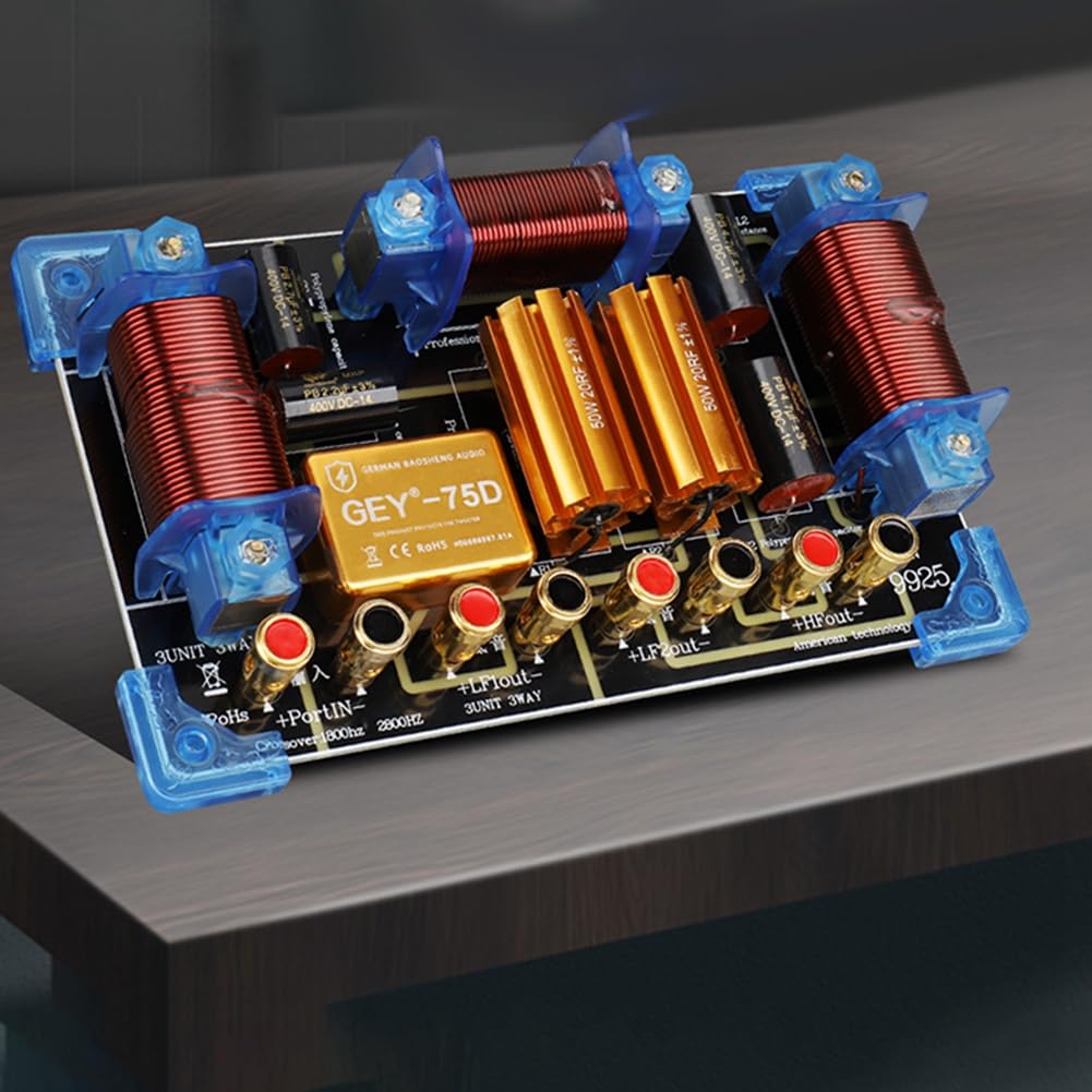 Enceintes à voies crossover 2000 W Répartiteur de fréquence audio 12 15 Puissance de scène Séparateur de fréquence haute performance