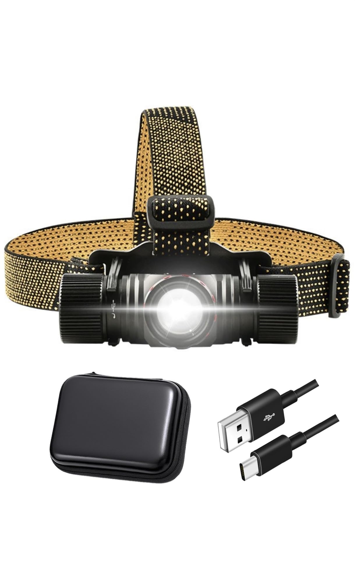 Amazon.co.jp: 【ヘッドライトの決定版】ヘッドライト LED 充電式 超高