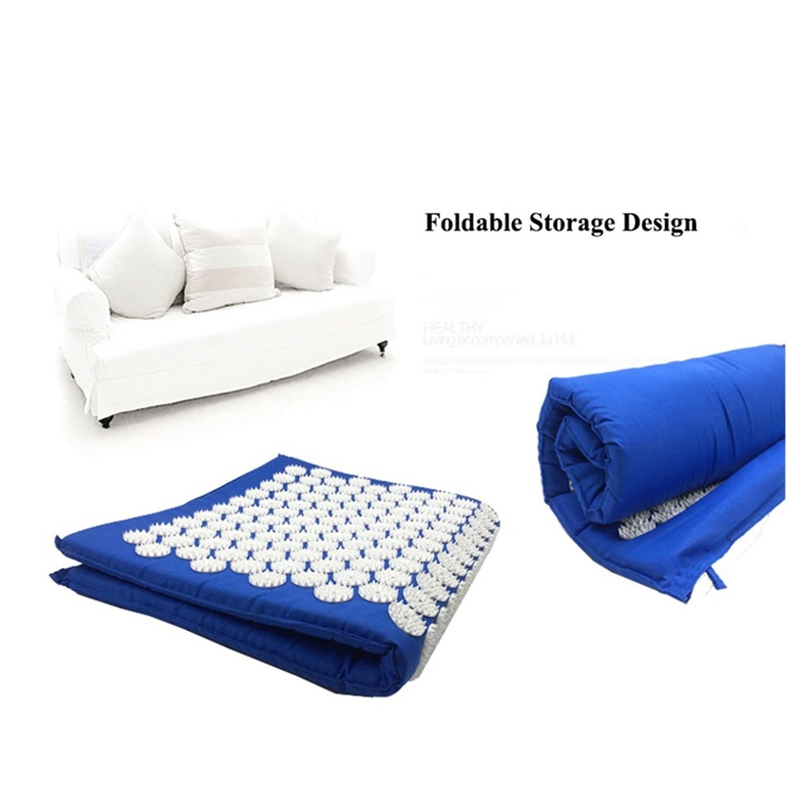 Cojín De Masaje 1 PC Acupuntura Masaje Almohada Almohada Masaje Mataje Mataje Acupresión Relájese Alfuerzo Cabeza Atrás Cuerpo Dolor Flor Spike Acupuntura Cojín De Masajes (Size : Pillow)