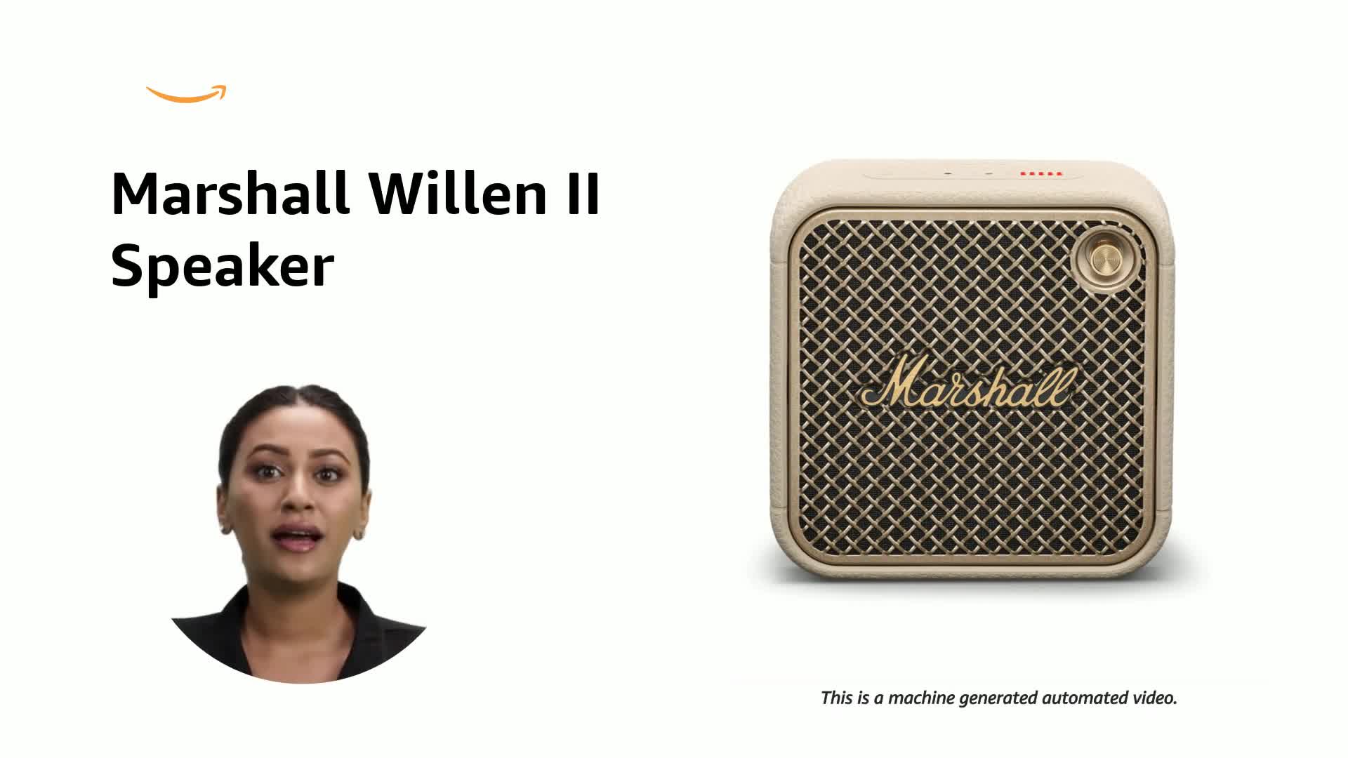 Marshall Willen II Portable Bluetooth Speaker with 17+ Hours of
