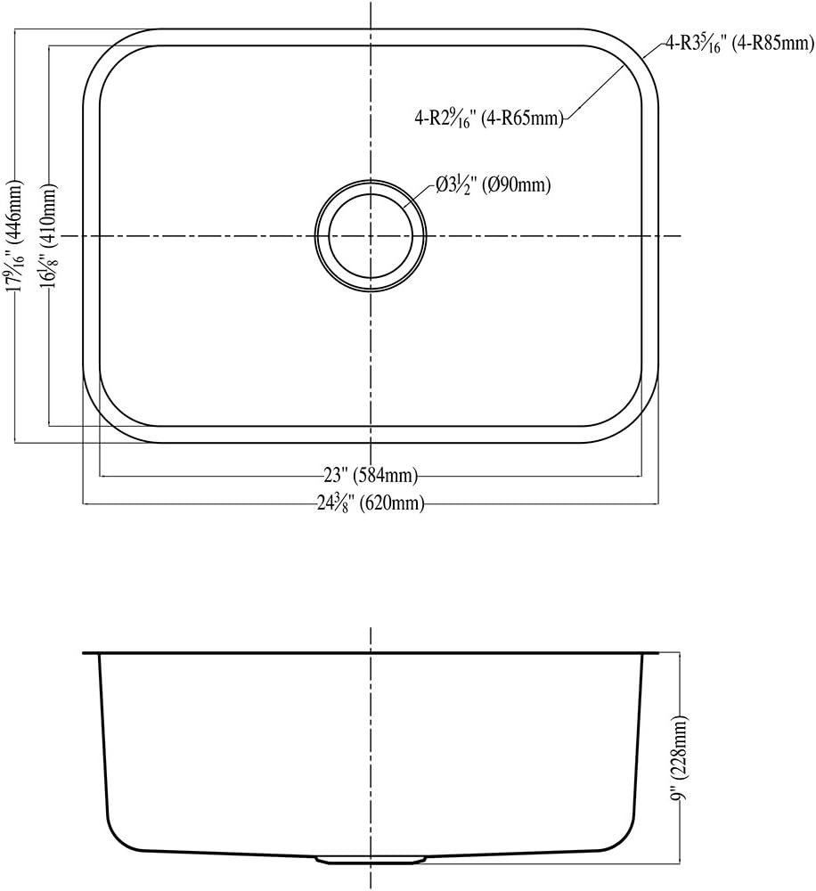 Hottest Sales Daweier ES231609 Sink Single Bowl, 18 Gauge Best Deal 🛒 Daweier ES231609 Sink Single Bowl, 18 Gauge