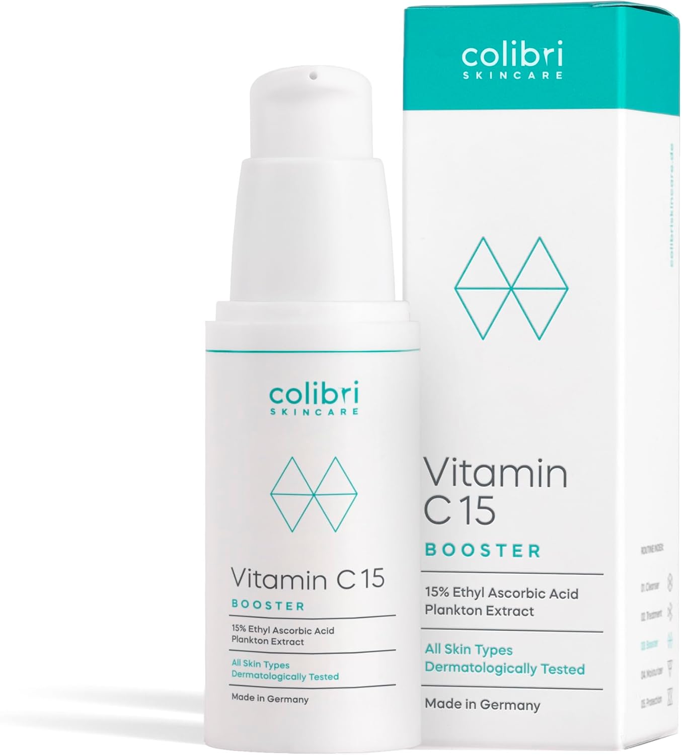 Vitamine C Serum hoog gedoseerd met echte 15% vitamine C – 30ml vegan anti-verouderingsserum – gezichtsverzorging tegen pigmentvlekken en donkere kringen – voor gezicht & huid