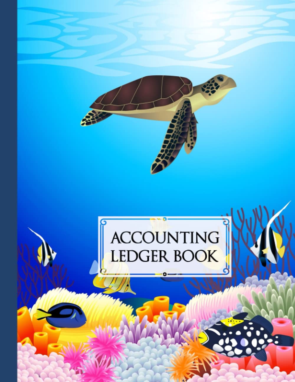 Accounting Ledger Book: Accounting Ledger for Bookkeeping, 6 Column Account Record Journal / Notebook, Financial Accounting for Women - Size 8.5" x 11" By Willi Ruf
