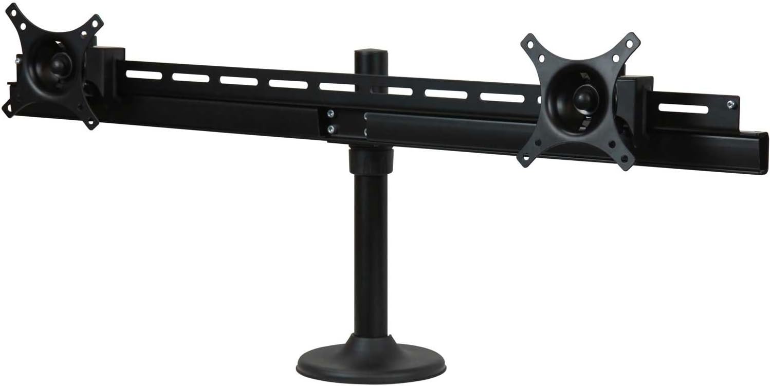 Duplex Dual TV/Monitor Height Adjustable Universal 2 Screen Desktop Mount