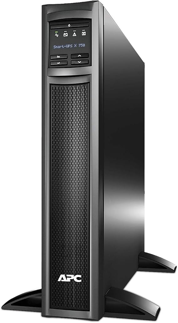 APC Network UPS, 750VA Smart-UPS Sine Wave UPS with Extended Run Option, SMX750C, Tower/2U Rackmount Convertible, Line-Interactive, 120V