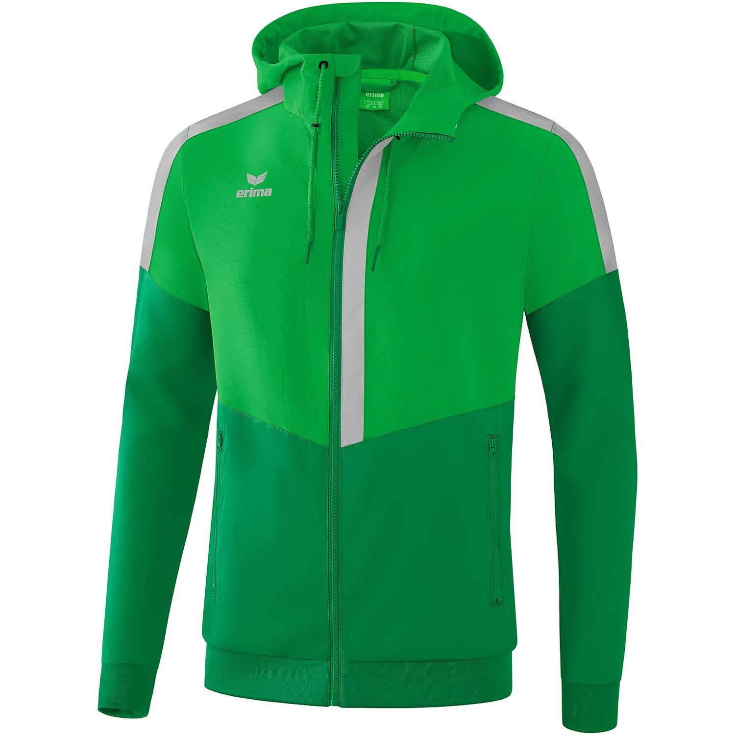 Erima Vert Hooded Jacket Tracktop Squad