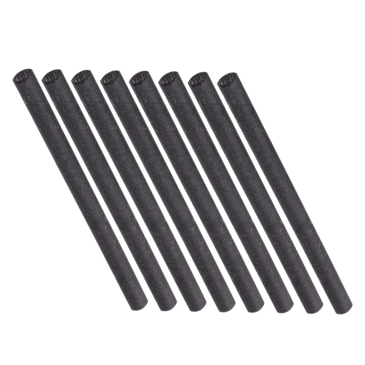 HAPINARY 8pcs Graphite Stir Sticks 6mm Diameter Carbon Rod for Melting Metals Stirring Rod for Casting Laboratory Carbon