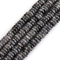 Vista 21 de JOE FOREMAN Piedra de ágata negra pulida natural de 0.079 x 0.236 in, disco Heishi Rondelle, cuentas espaciadoras para fabricación de joyas, hebra