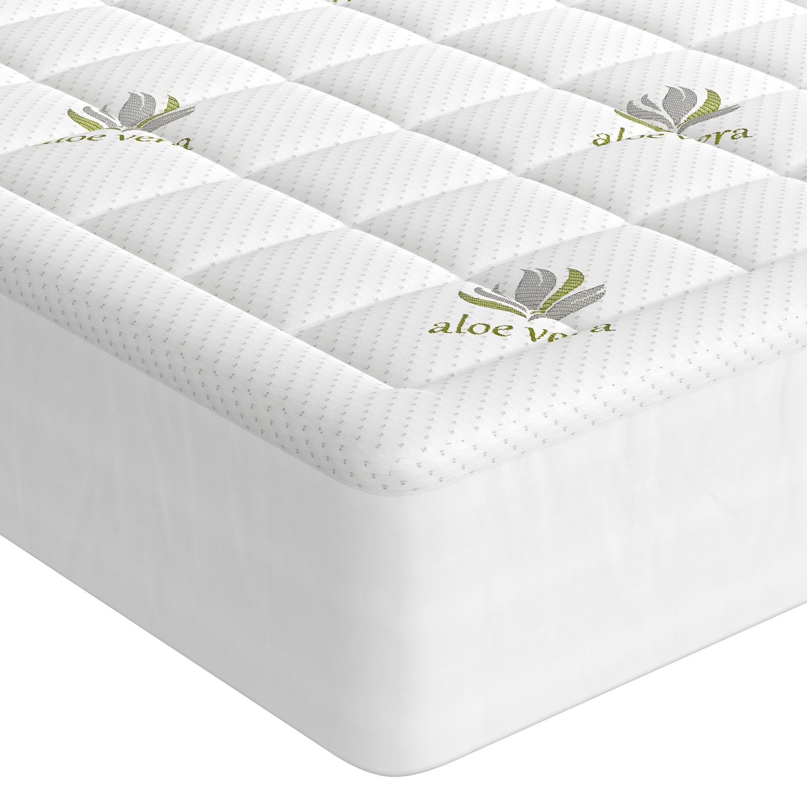 Wowttrelax Matratzenschoner 90x190cm, Atmungsaktive Matratzenauflage für Matratzentopper 15-30 cm, Hypoallergen, Waschbar mit Anti-Rutsch