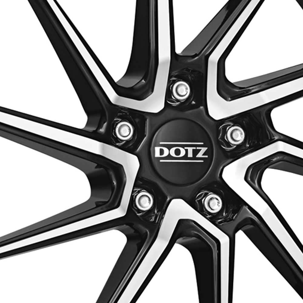 DOTZ - cerchio in lega - Spa dark - Black/polished - 7.50 x 17 - 5/100.00/35/60.10