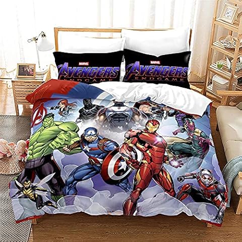 Agmdno Parure de lit Avengers Cover