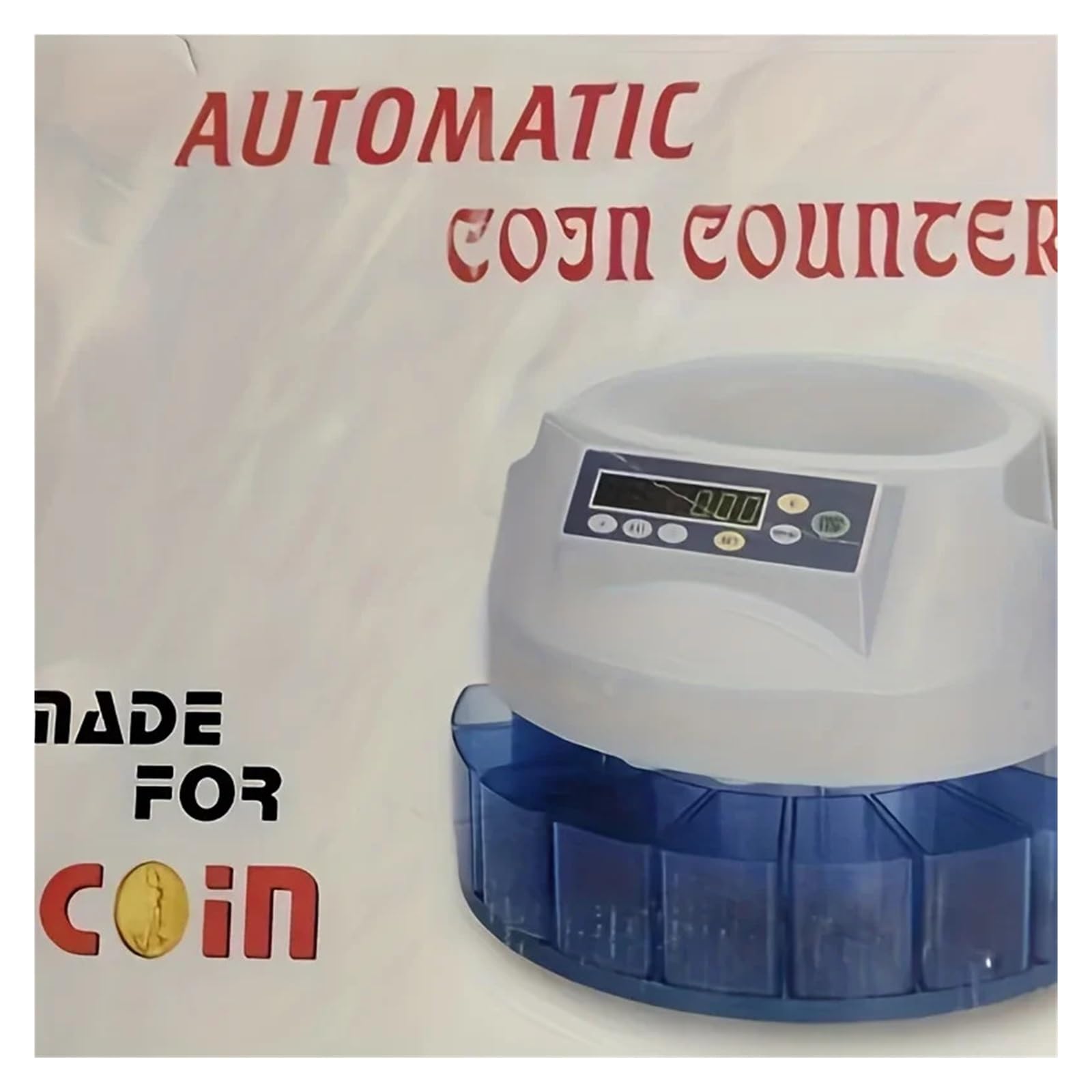 Selezionatore e contatore elettronico di monete for USD, personalizzato con visualizzazione valore quantità,Rilevamento preciso