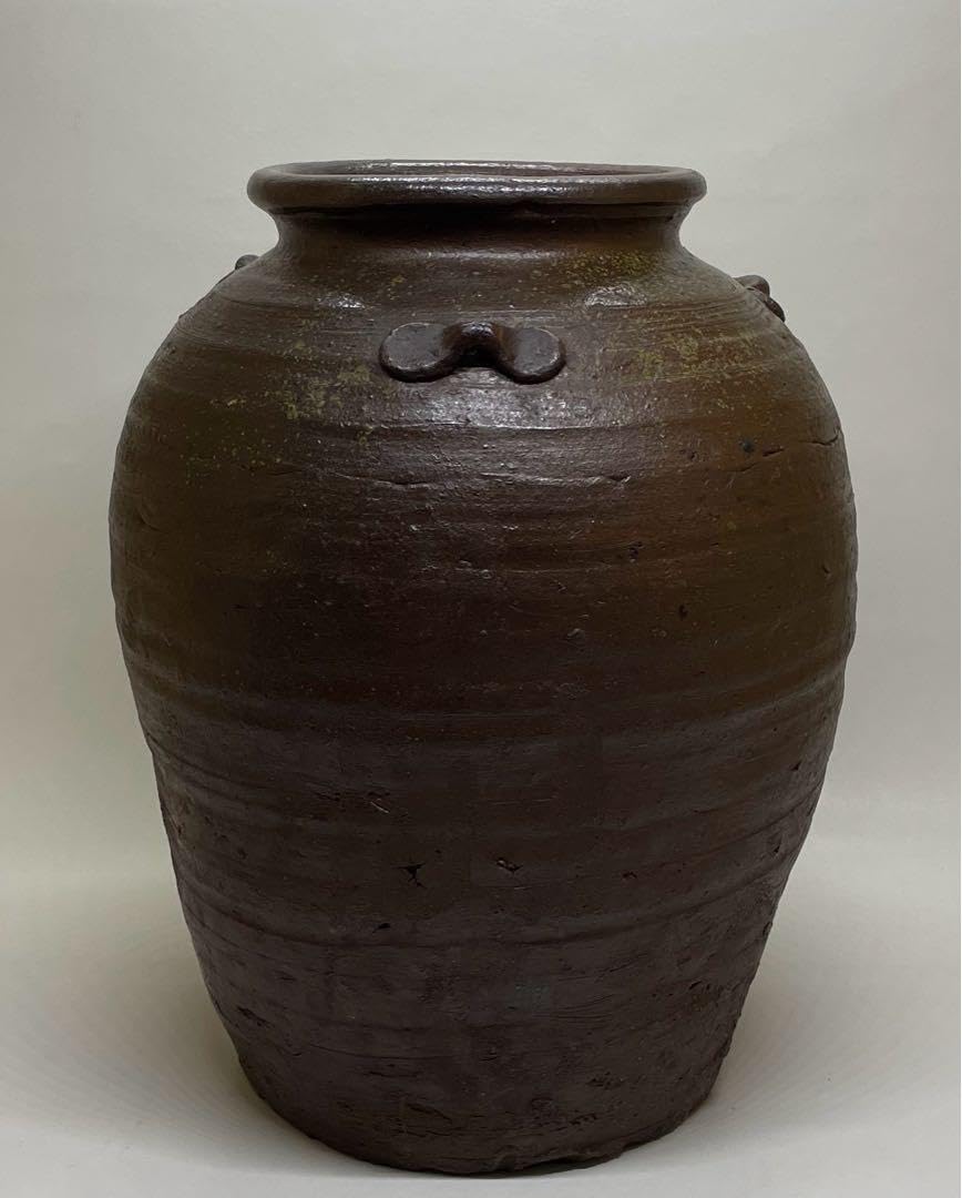 Amazon.co.jp: 古備前 桂又三郎織 室町末期 窯変 三耳壺 : おもちゃ 